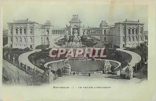 Cartes postales Marseille Le Palais Longchamp