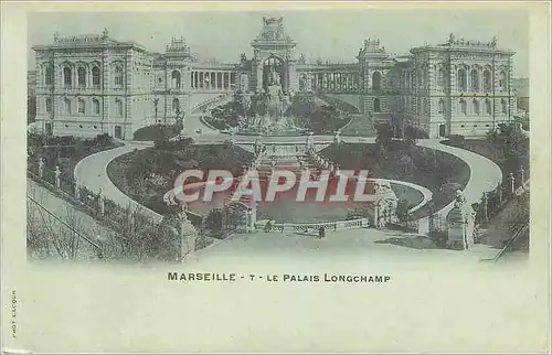 Cartes postales Marseille Le Palais Longchamp