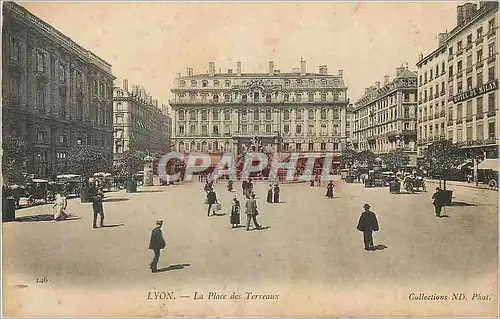 Cartes postales Lyon La Place des Terreaux