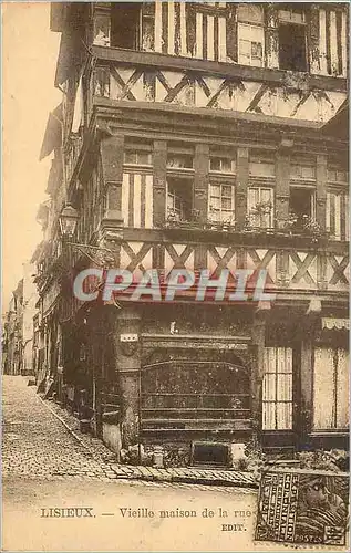 Cartes postales Lisieux Vieille maison de la rue