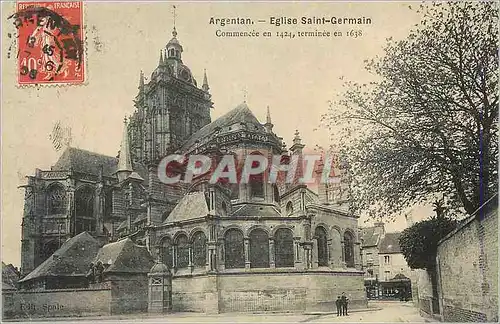 Ansichtskarte AK Argentan Eglise Saint Germain Commencee en 1424 terminee en 1638