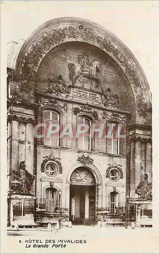 Cartes postales Hotel des Invalides La Grande Porte