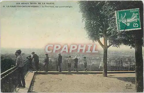 Cartes postales Les Beaux sites de la Marne La Varenne Chennevieres La Terrasse vue panoramique