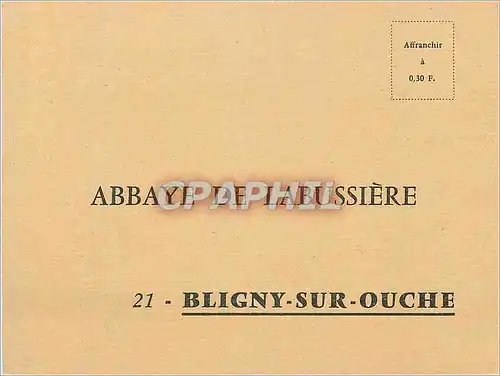 Entier Abbaye de Labussiere Bligny sur Ouche Rencontres de Labussiere Religion