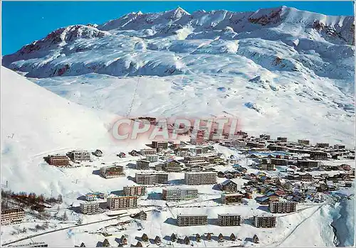 Cartes postales moderne L'Alpe d'Huez (Isere) Vue generale et massif des Grandes Rousses