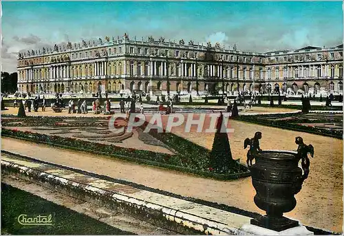 Cartes postales moderne Versailles Facade et Jardins