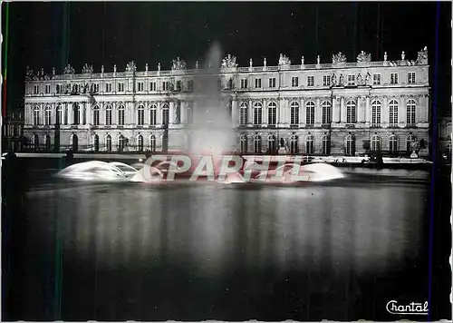 Cartes postales moderne Versailles Fete de Nuit La Facade Illuminee