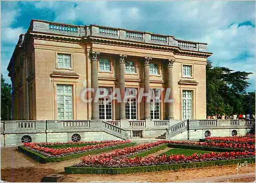 Moderne Karte Chateau de Versailles Petit Trianon Facade sur le Jardin Francais