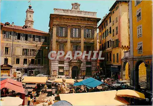 Moderne Karte Nice Le Vieux Nice Pittoresque La Place Saint Francois