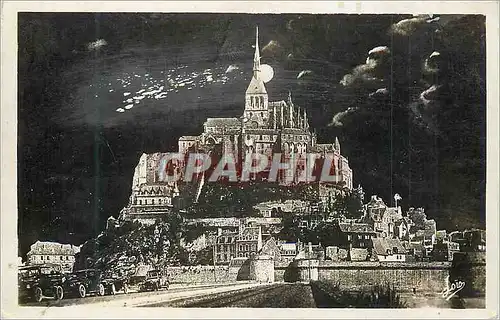 Cartes postales moderne Le Mont St Michel Cote Sud Effet de Lune