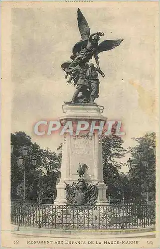 Cartes postales Monument aux Enfants de la Haute Marne
