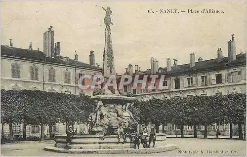 Cartes postales Nancy Place d'Alliance