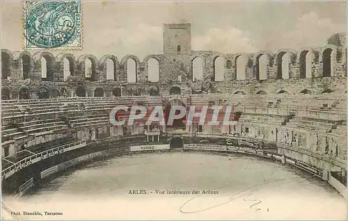 Ansichtskarte AK Arles Vue interieure des Arenes