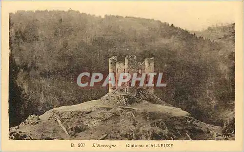 Cartes postales L'Auvergne Chateau d'Alleuze