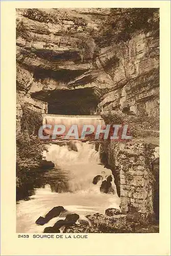Cartes postales Source de la Loue