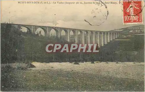 Cartes postales Mussy Sous Dun (S et L) Le Viaduc