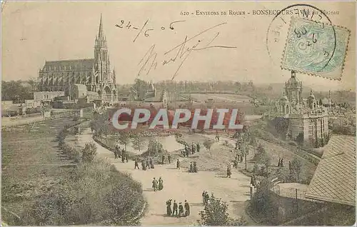 Cartes postales Environs de Rouen Bonsecours