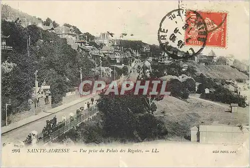 Cartes postales Sainte Adresse Vue prise du Palais des Regales
