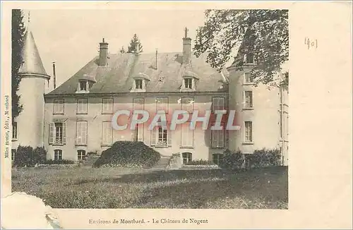 Cartes postales Environs de Montbard Le Chateau de Nogent