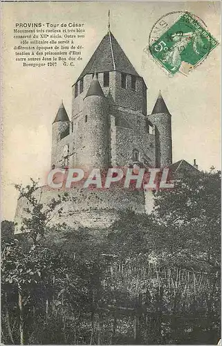 Cartes postales Provins Tour de Cesar Monument tres curieux et tres vien conserve du XIIE siecle
