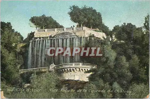 Cartes postales Nice Facade de la Cascade du chateau Cote d'Azur