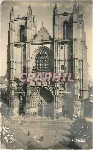 Moderne Karte Nantes (Loire Inferieure) La Cathedrale