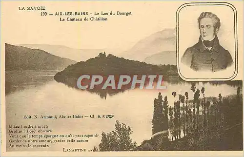 Cartes postales La Savoie Aix les Bains Le Luc du Bourget Le Chateaux de Chatillon