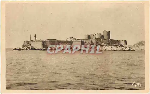 Cartes postales Les Petits Tableaux de Provence Marseille L'ile et le chateau d'if bati en 1524 par Francois 1er