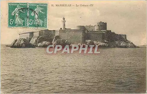 Cartes postales Marseille Le Chateau d'If