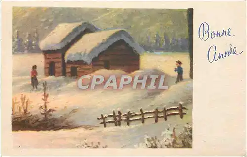 Cartes postales Bonne annee fleurs