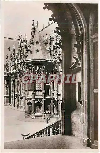 Ansichtskarte AK Rouen (Seine Infre) Detail du Palais de Justice