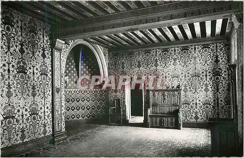 Moderne Karte Le Chateau de Blois La Chambre Henri III ou le Duc de Guise mourut assassine en 1588