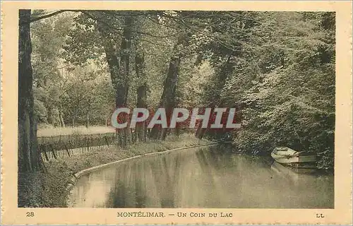 Cartes postales Montelimar Un coin du Lac