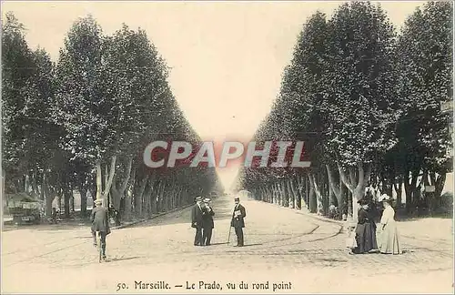 Cartes postales Marseille Le Prado vu du rond point
