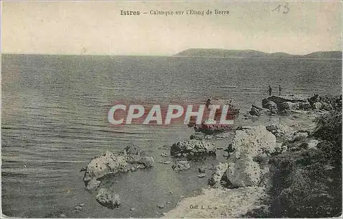 Cartes postales Istres Calanque sur l'Etang de Berre