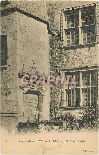 Cartes postales Arcy sur Cure Le Chatenay Porte et Fenetre