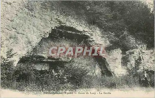 Cartes postales Coulanges sur Yonne Boute de Lucy La Grotte
