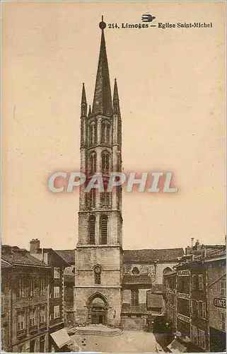Cartes postales Limoges Eglise Saint Michel