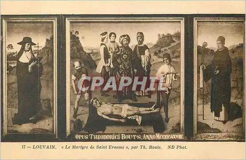 Cartes postales Louvain Le Martyre de Saint Erasme par Th Bouls ND