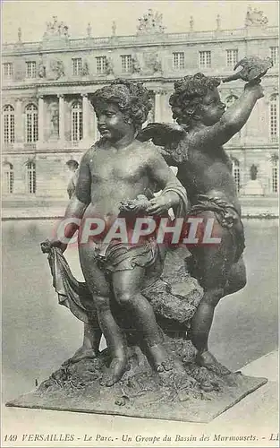 Ansichtskarte AK Versailles Le Parc Un Groupe du Bassin des Marmousets