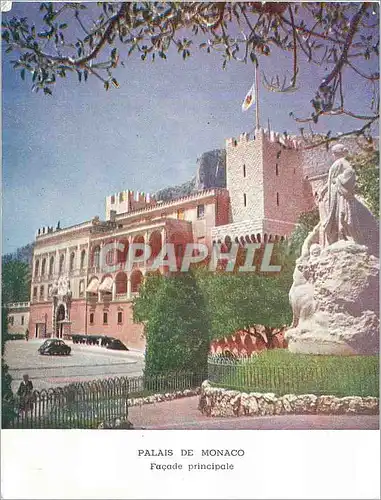 Cartes postales moderne Palais de Monaco Facade principale