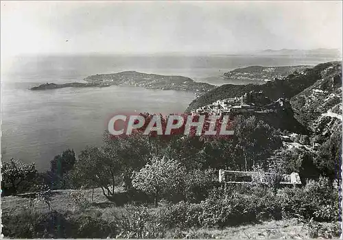 Cartes postales moderne Eze Village Vue generale Le Cap Ferral et le Mont Boron