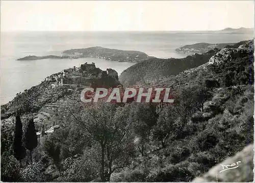 Cartes postales moderne La Cote d'Azur Eze et le Cap Ferrat