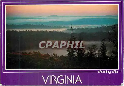 Moderne Karte Virginia Morning Mist