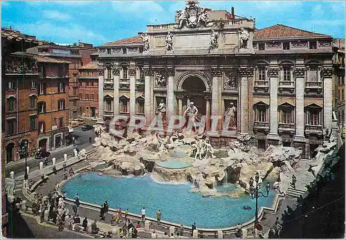 Moderne Karte Roma Fontaine de Trevi