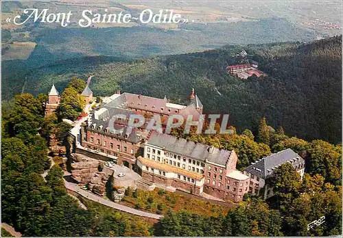 Cartes postales moderne Mont Sainte Odile C'est en ce Haut Lieu que vers l'An 700 Sainte Odile Fonda un Monastere dont e