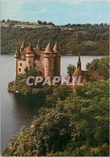 Moderne Karte Environs de Bort Les Orgues Lanobre (Cantal) Le Chateau de Val