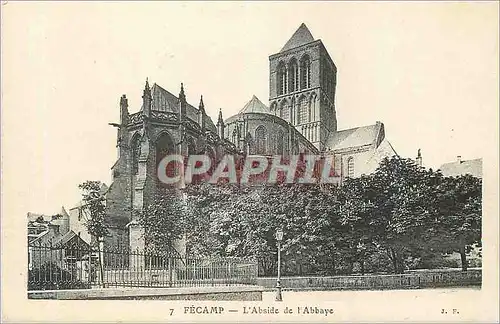 Ansichtskarte AK Fecamp L'Abside de l'Abbaye