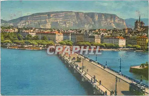 Cartes postales moderne Geneve Pont du Mont Blanc