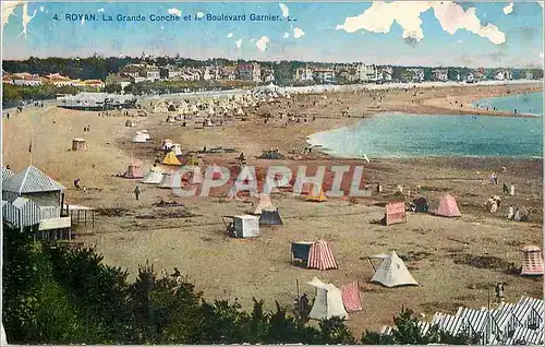 Cartes postales Royan La Grande Corche et Boulevard Garnier
